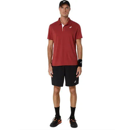 ASICS Men's Court Polo (Burnt Red)