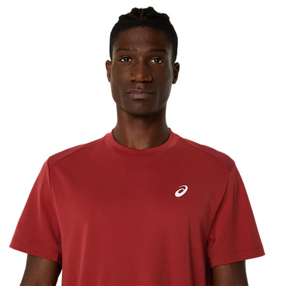 ASICS Men's Court SS Top (Burnt Red)