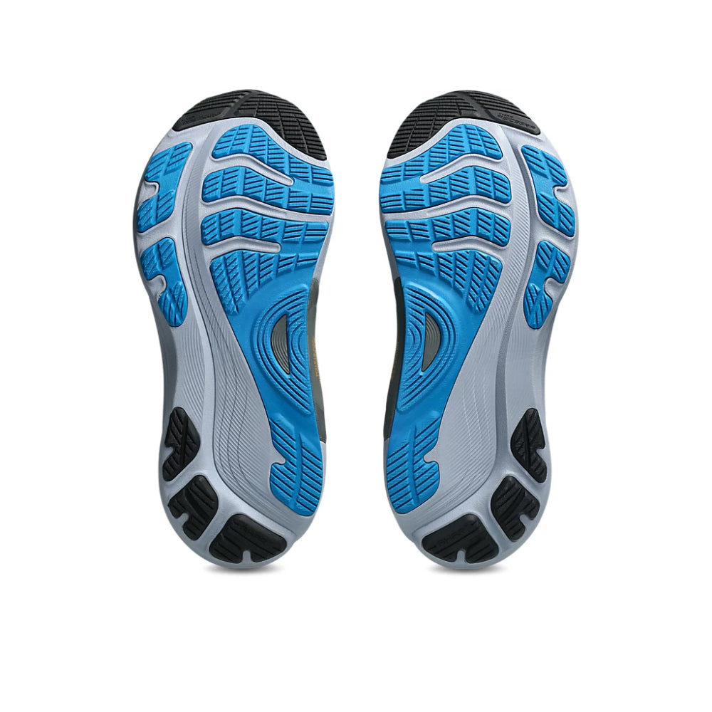 ASICS Men's Gel-Kayano 32 Running Shoe (Steel grey/Aegean Blue)