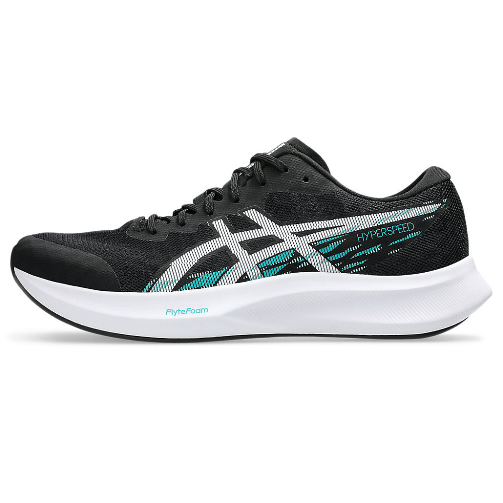 ASICS Men's Hyper Speed 4 Running Shoe (Black/White)