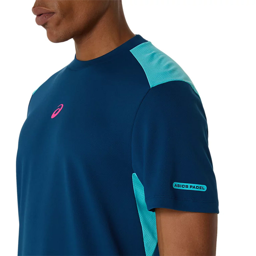 ASICS Men's Padel Court SS Top (Blue)