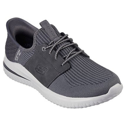 skechers men lace-up delson 3.0 lavell running shoe