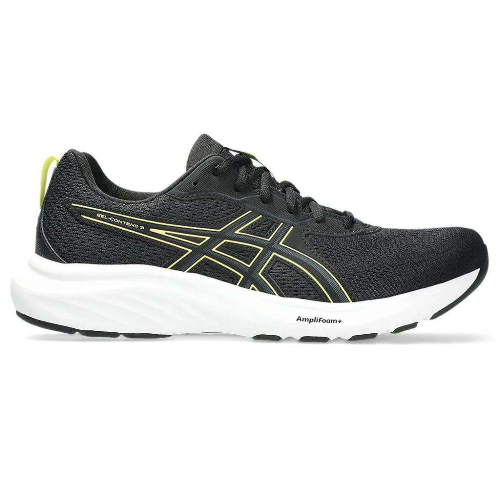 ASICS Men's Gel-Contend 9 Running Shoe (Black/Citron)