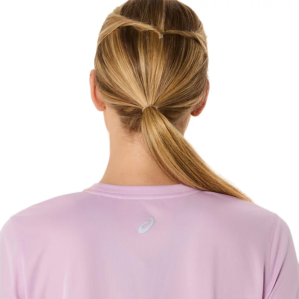 ASICS Women's Fujitrail Logo SS Top (Pink)