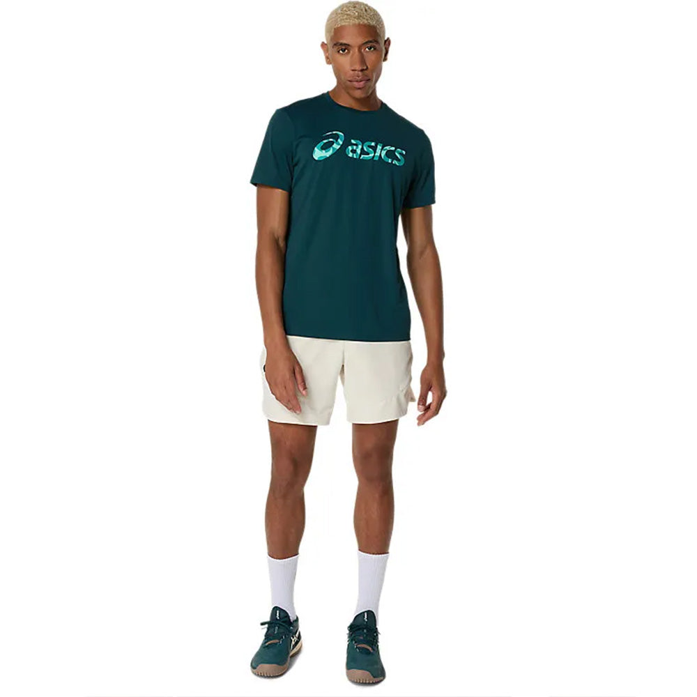 ASICS Men's Match Seasonal Graphic Tee (Green)