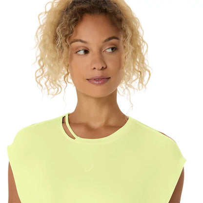 ASICS Women's Nagino Flex Sleeveless Top (Yellow)