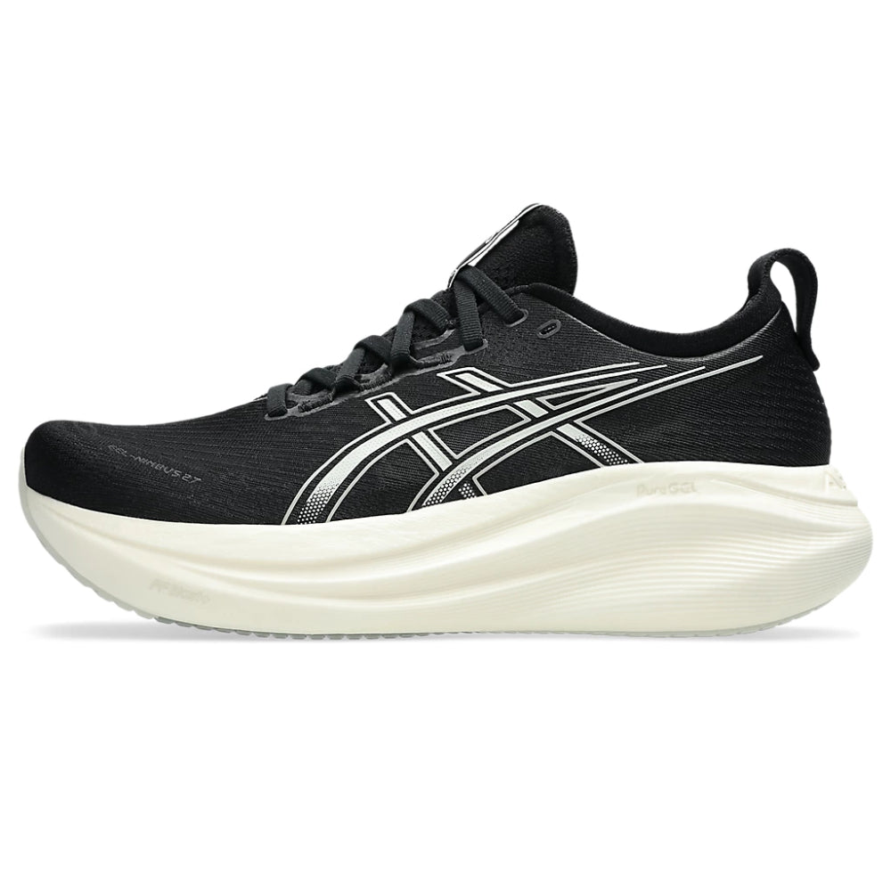 ASICS Men's Gel-Nimbus 27 Running Shoe (Black/Lake Grey)