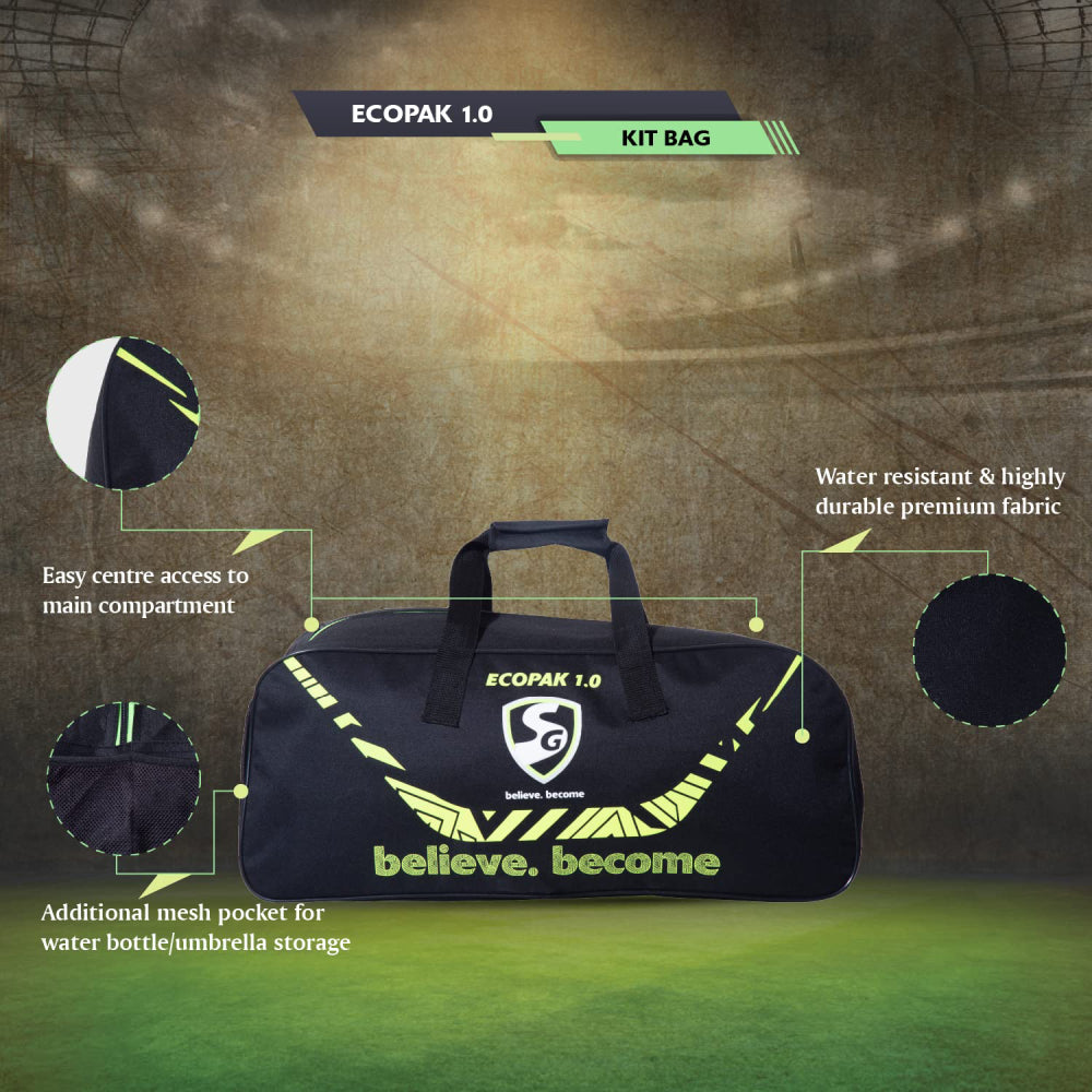 Branding  SG Ecopak 1.0 Cricket Kit Bag