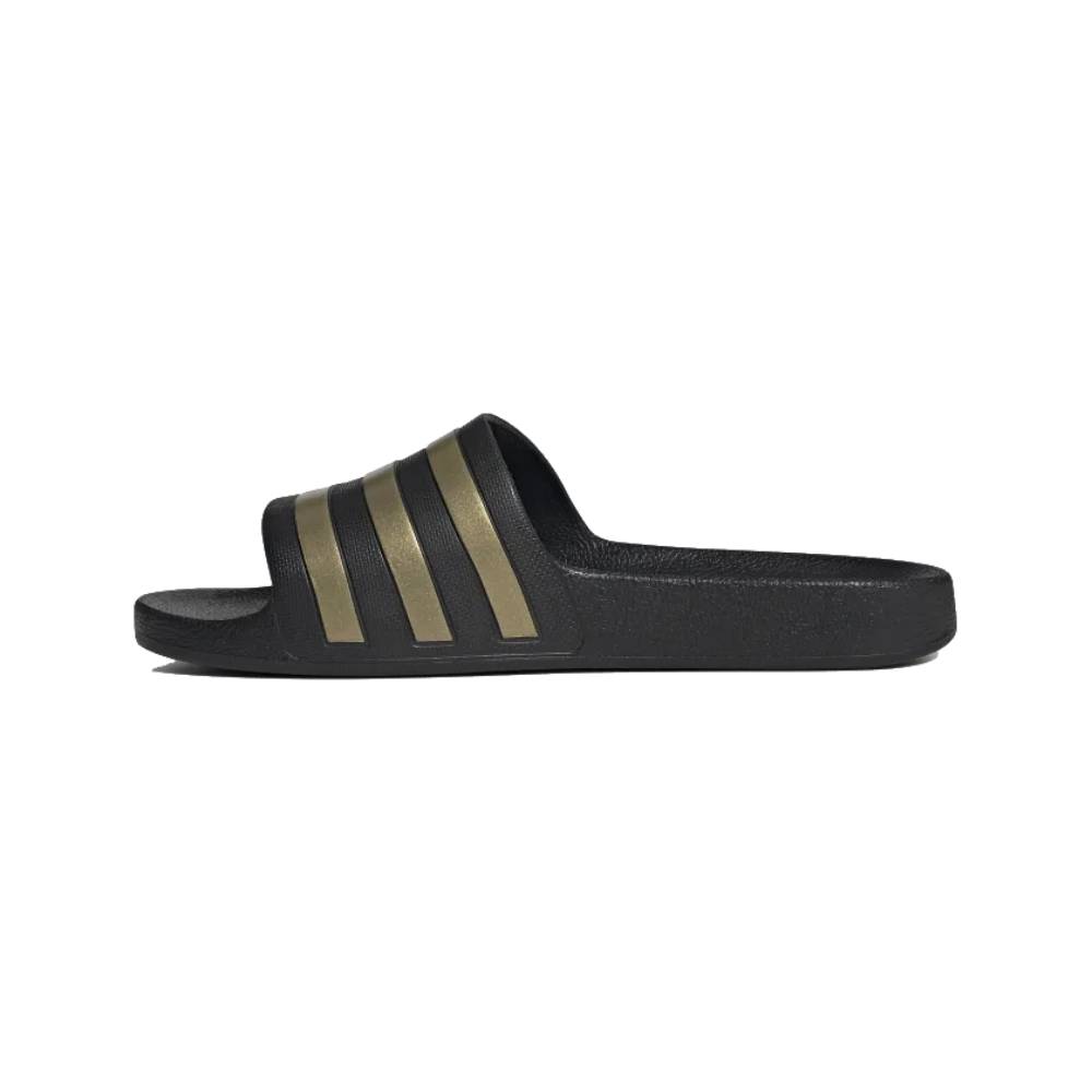 Comfortable Slip-On Adidas Men Adilette Aqua Black Slide