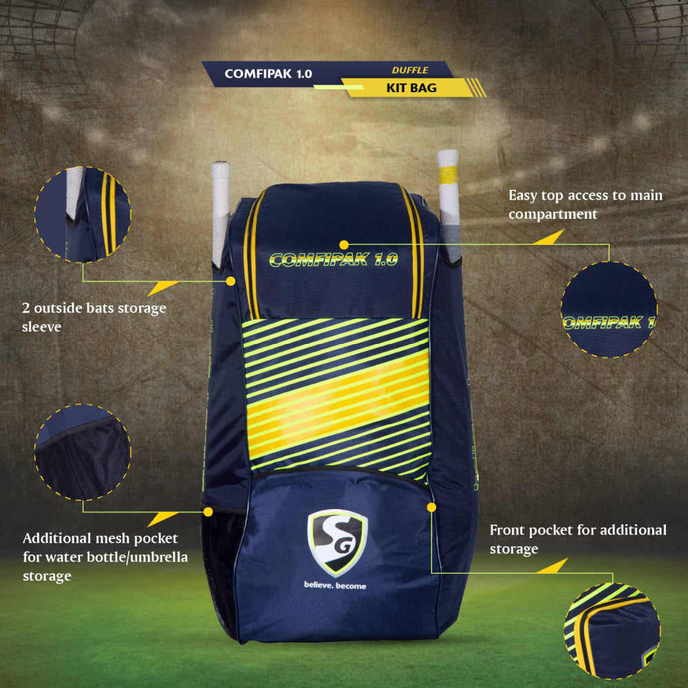 SG 22 Yard X3 Wheelie Cricket Kit Bag With Trolley – SportsBunker.in