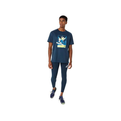 ASICS Men's Track Event Graphic Top (French Blue)