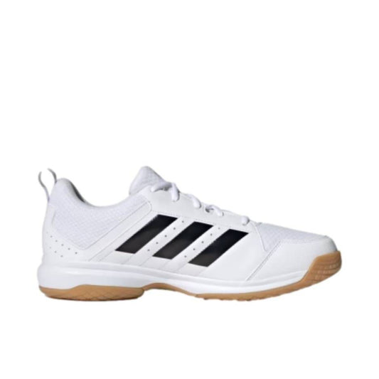 Adidas Men's Ligra 7 Badminton Shoe (Cloud White/Core Black/Cloud White)