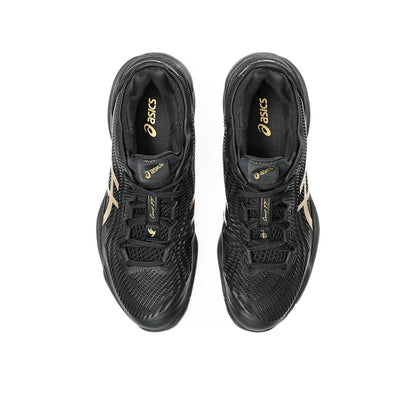 ASICS Men's Court FF 3 Novak Night Energy Tennis Shoe (Black/Prism Gold)