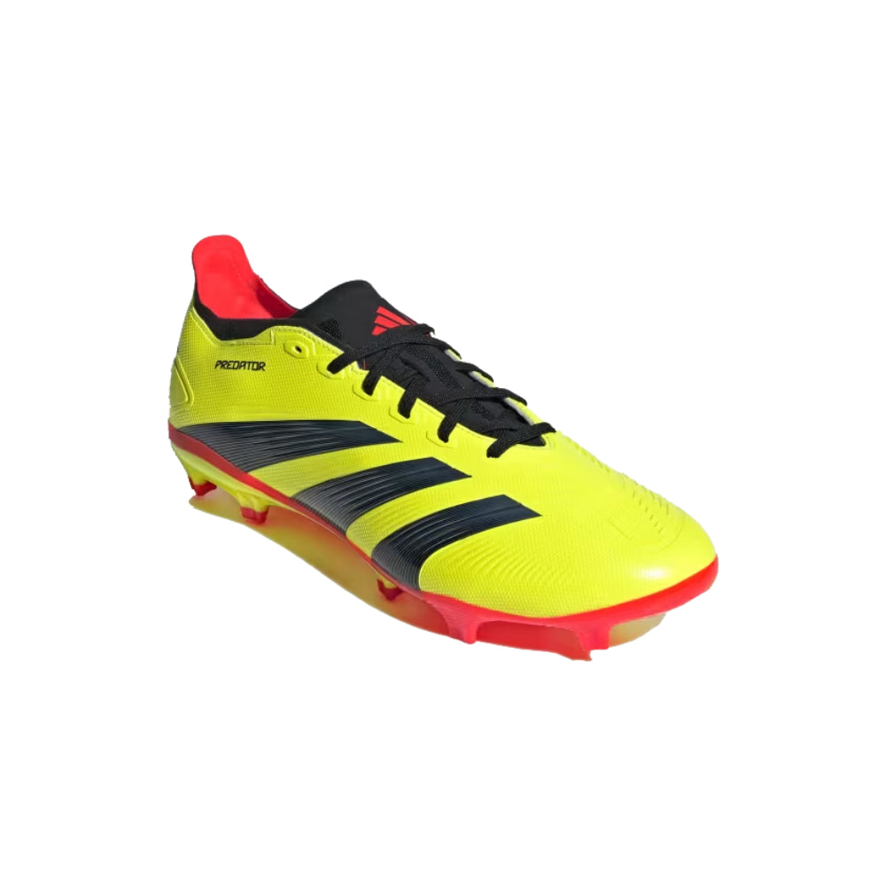 Adidas Unisex Perdator League Firm Ground Football Shoe (Yellow/Core Black/Solar Red)