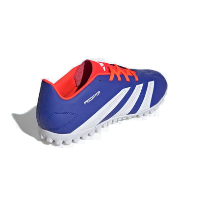 Adidas Unisex Perdator Club Turf Football Shoe (Lucid Blue/White/Solar Red)