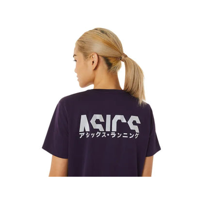 ASICS Women's Katakana Short Sleeve Top (Night Shade)