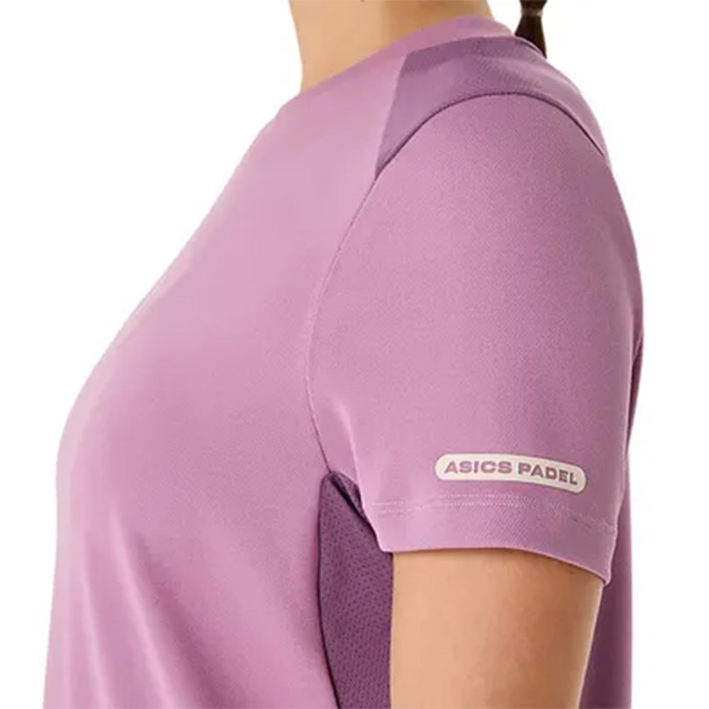 ASICS Women's padel Court SS Top (Violet)