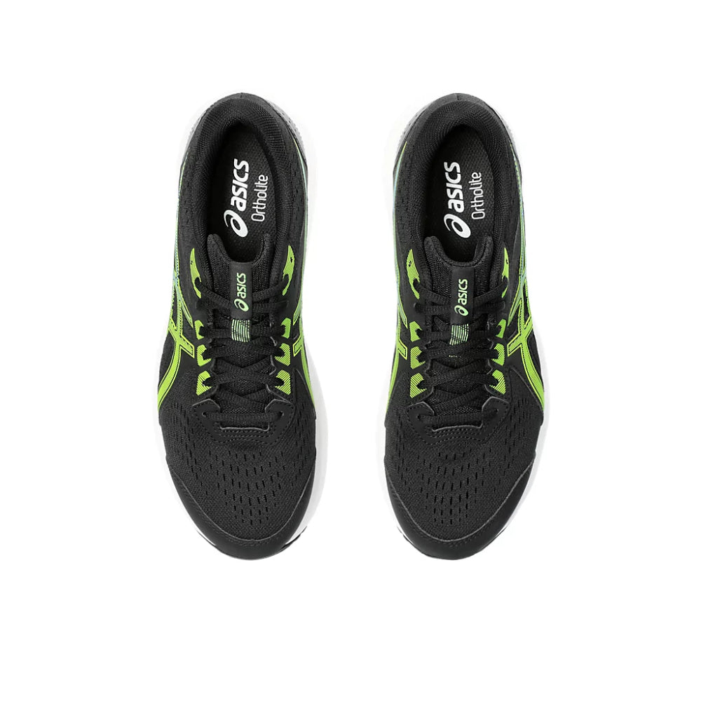 ASICS Men's Gel-Contend 8 Running Shoe (Black/Electric Lime)