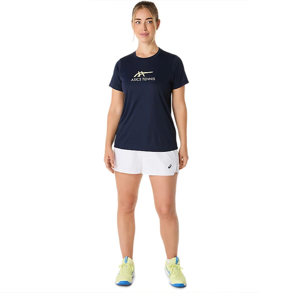 ASICS Women's Court Tennis Graphic Tee (Midnight)