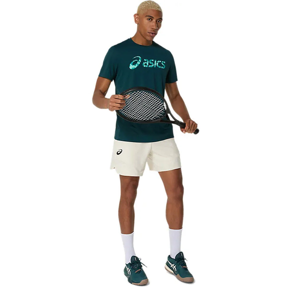 ASICS Men's Match Seasonal Graphic Tee (Green)