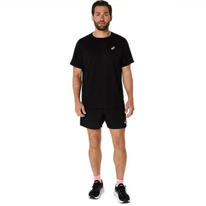 ASICS Men's Silver 5IN Short (Black)