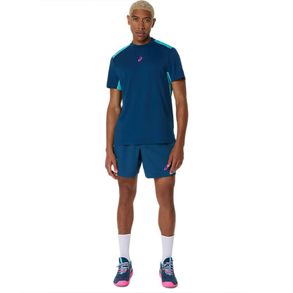 ASICS Men's Padel Court SS Top (Blue)