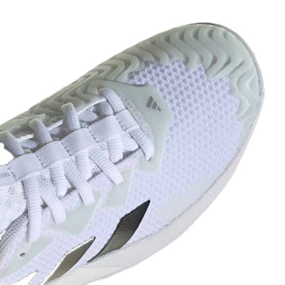 Adidas Men's Sole Match Control Tennis Shoe (Cloud White/Core Black/Matte Silver)