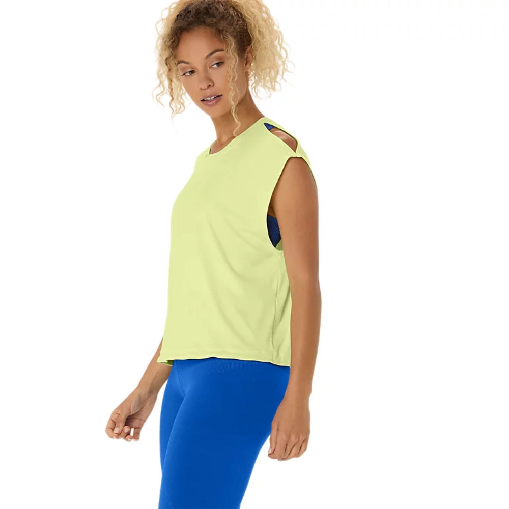 ASICS Women's Nagino Flex Sleeveless Top (Yellow)