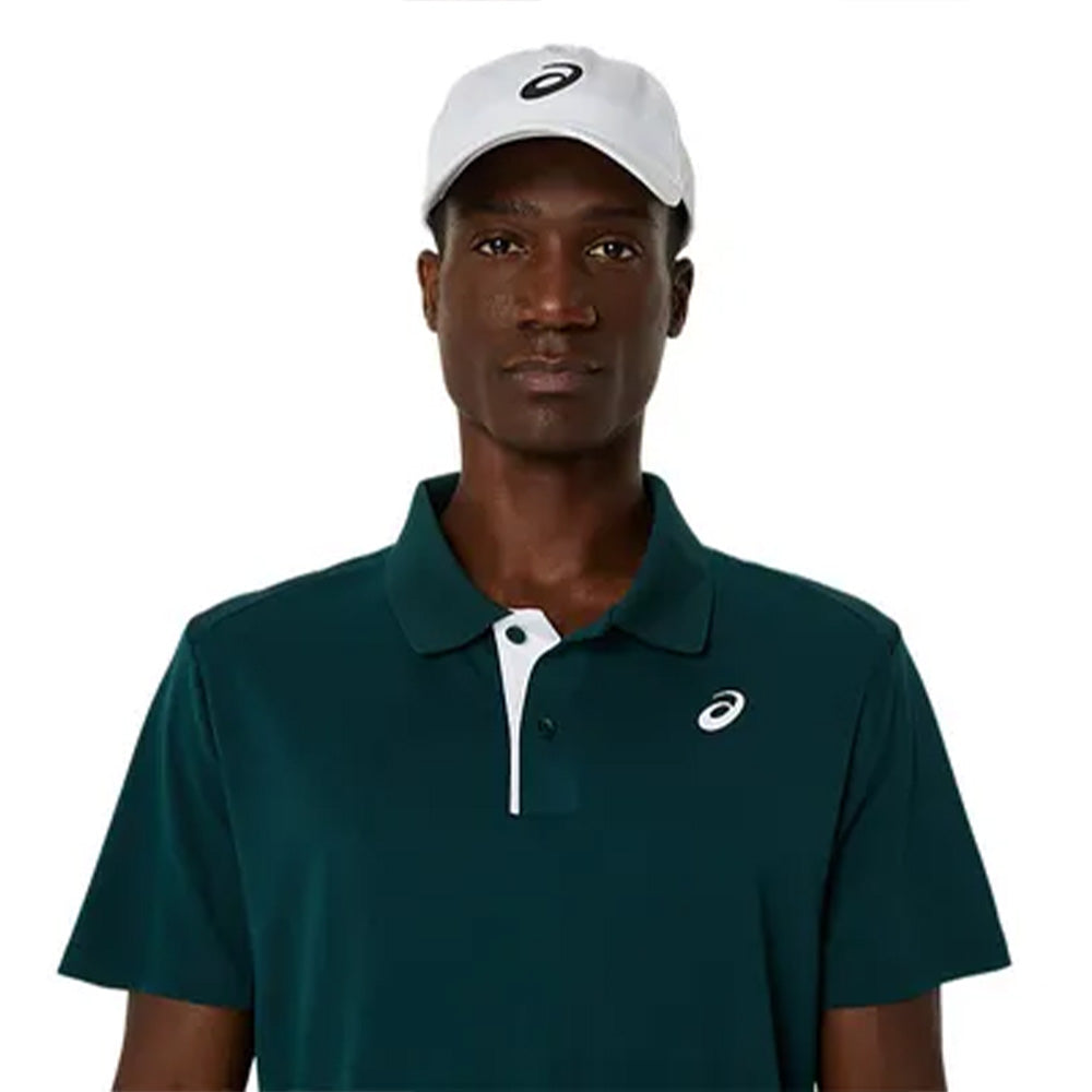 ASICS Men's Court Polo (Dark Green)