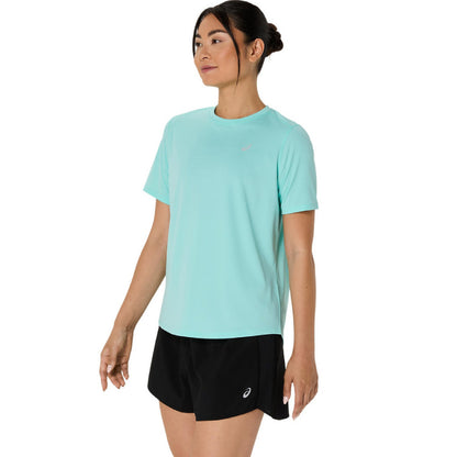 ASICS Women's Silver SS Top (Light Blue)