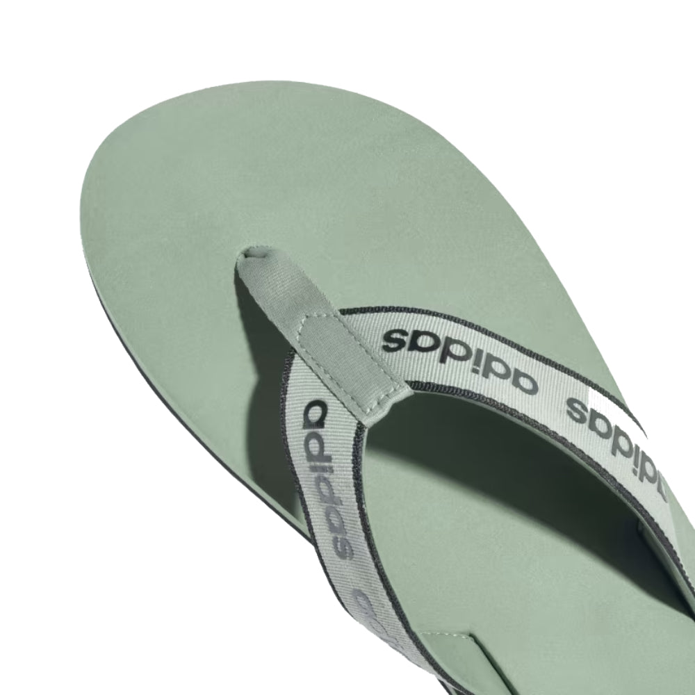 Adidas Men's Snozo Beach M Flip Flops Slipper (Silver Green/Core Black)