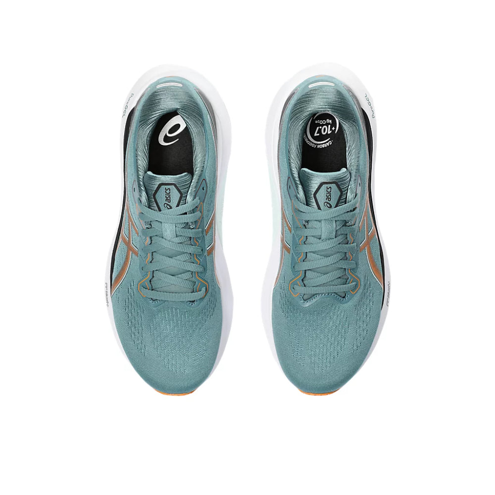 asics best sports Foggy Teal,Bright Orange running shoes