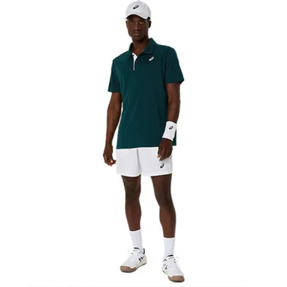 ASICS Men's Court Polo (Dark Green)