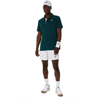 ASICS Men's Court Polo (Dark Green)