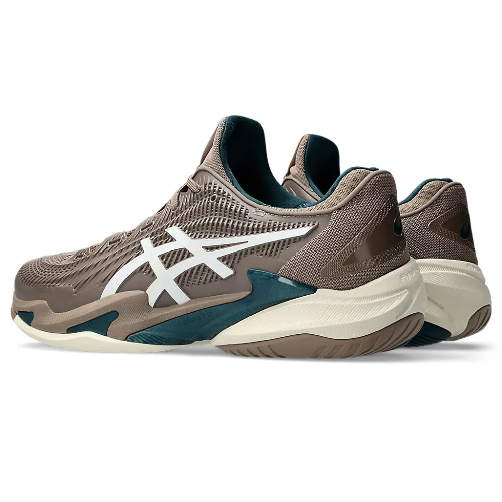 ASICS Men's Court FF 3 Tennis Shoe (Taupe Grey/White)