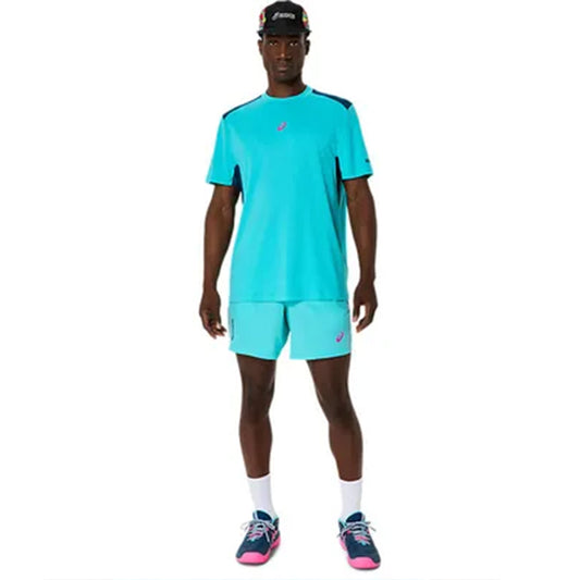 ASICS Men's Padel Court SS Top (Aqua)