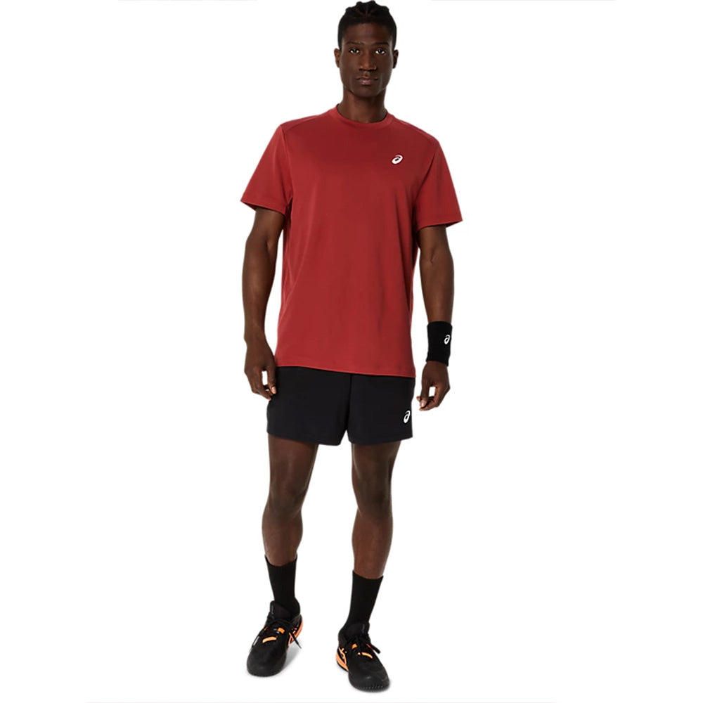 ASICS Men's Court SS Top (Burnt Red)