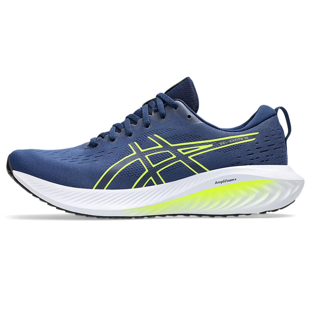 ASICS Men's Gel Excite 10 Running Shoe (Blue Expanse/Safety Yellow)