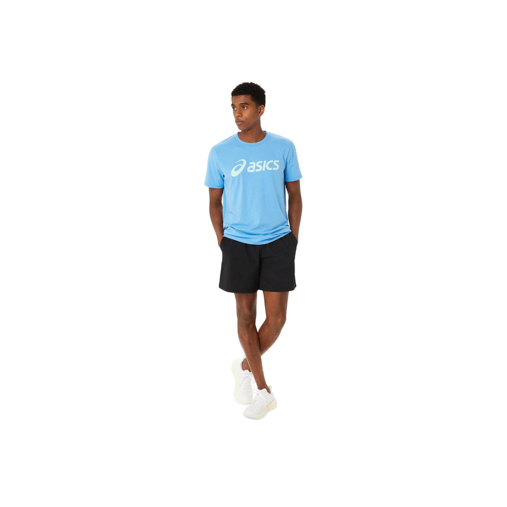 asics men short sleeve waterscape Top