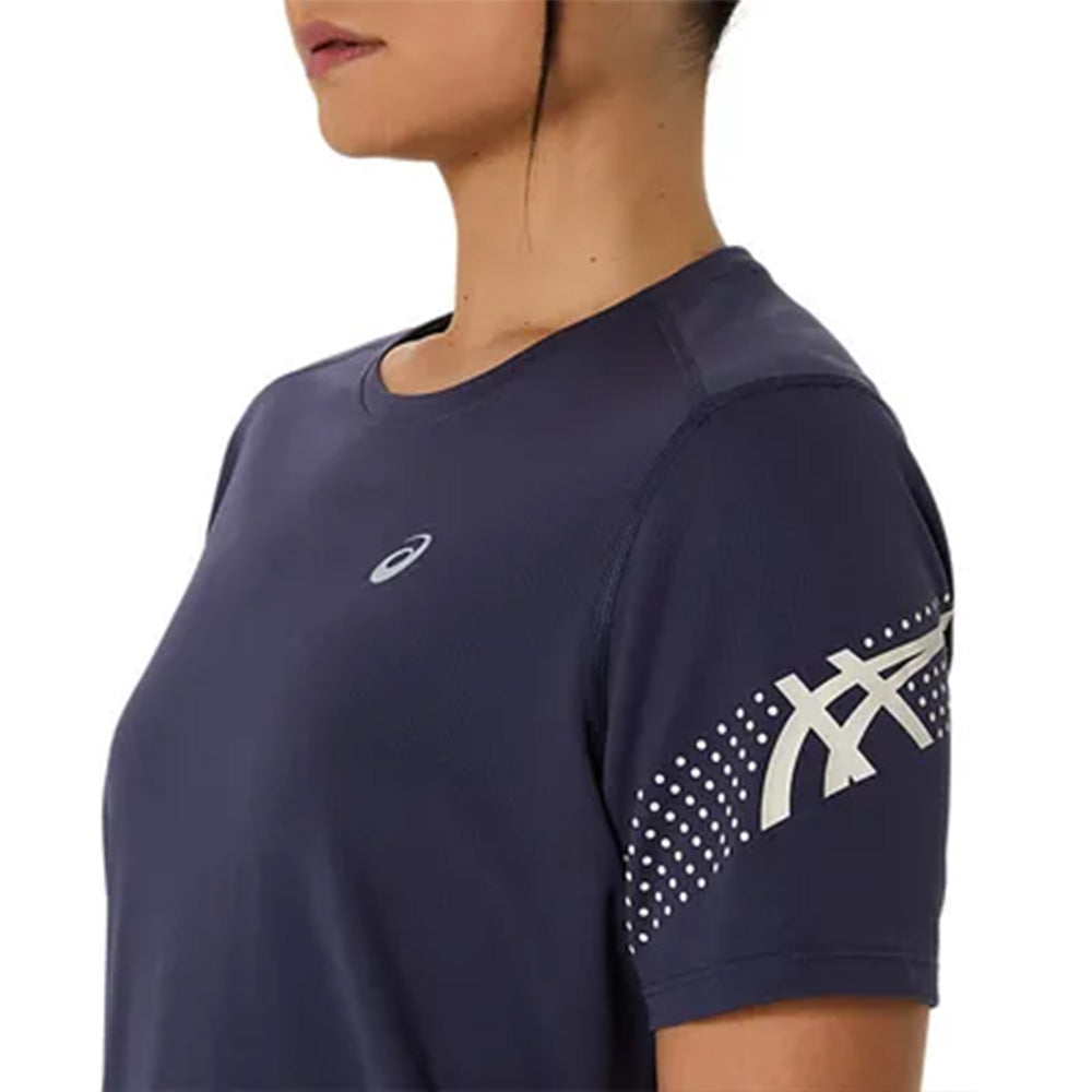 ASICS Women's Icon SS Top (Indigo Fog)