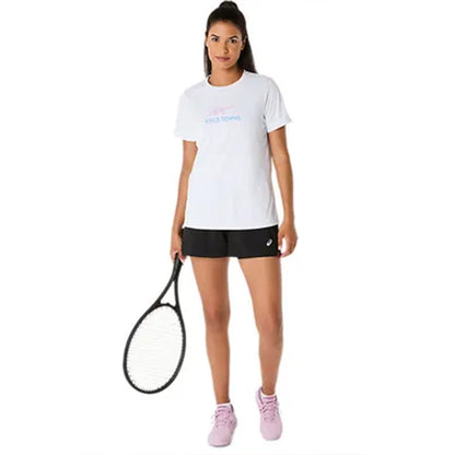 ASICS Women's Court Tennis Graphic Tee (White)