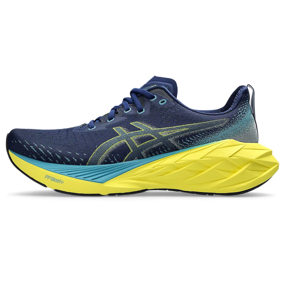 ASICS Men's Novablast 4 Running Shoe (Blue expanse/Blue teal)