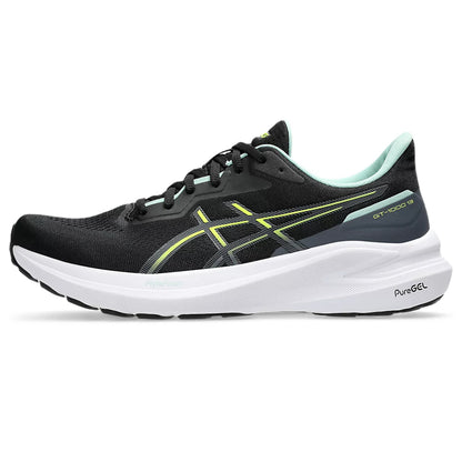 ASICS Men's GT-1000 13 Running Shoe (Black/Safety Yellow)