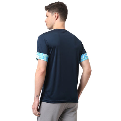 ASICS Men's Print Panel Top (French Blue)