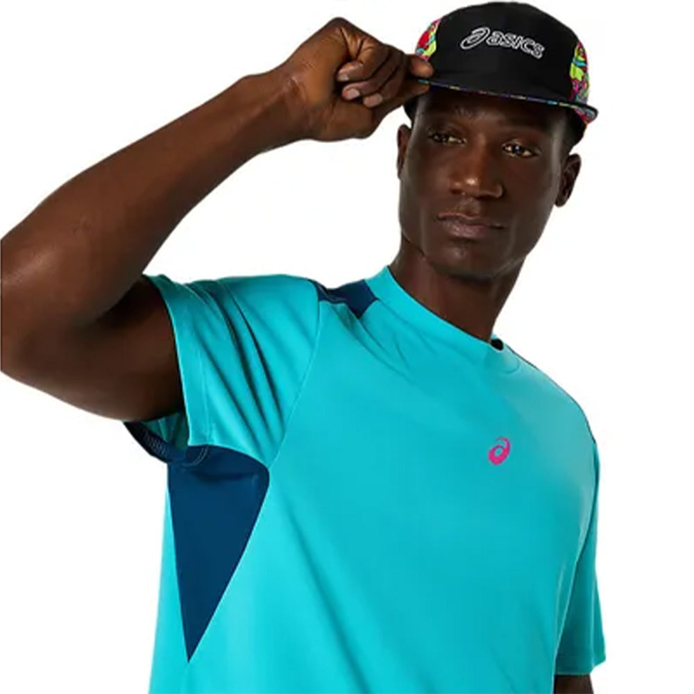ASICS Men's Padel Court SS Top (Aqua)