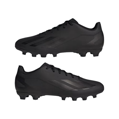 Adidas Men's X Crazyfast.4 Flexible Ground Football Shoe (Core Black/Core Black/Core Black)