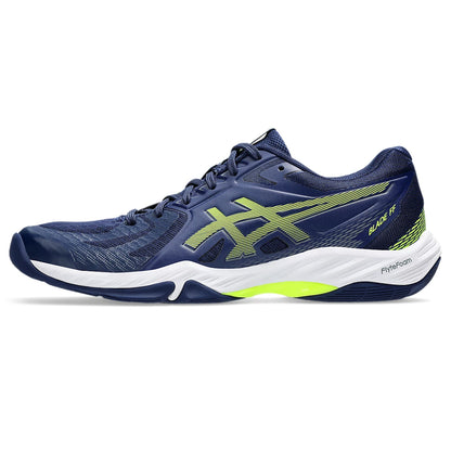 ASICS Men's Blade FF Badminton Shoe (Blue Expanse/Safety Yellow)