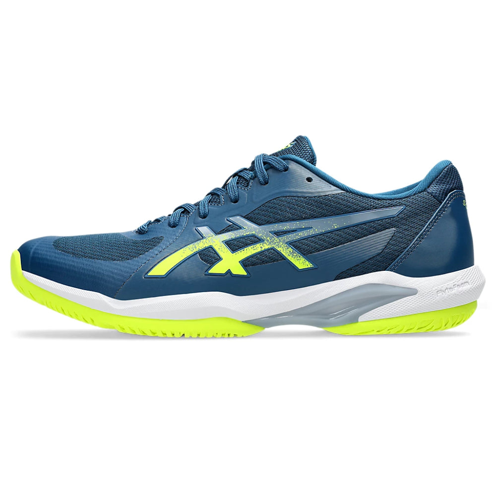 ASICS Men's Solution Swift FF 2 Tennis Shoe (Mako Blue/Safety Yellow)