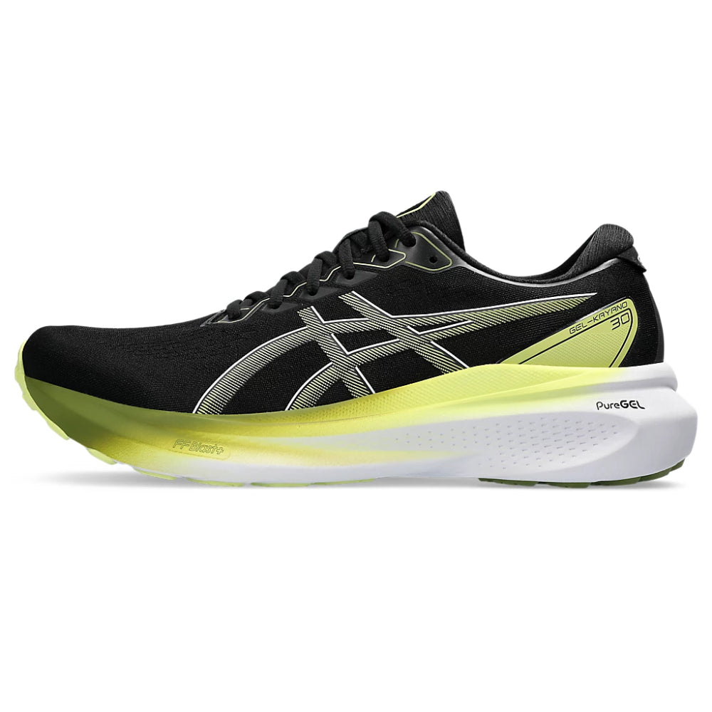 asics Gel-Kayano 30 latest Black,Glow Yellow Shoes