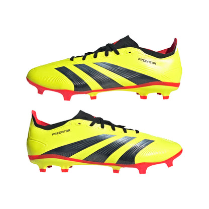 Adidas Unisex Perdator League Firm Ground Football Shoe (Yellow/Core Black/Solar Red)